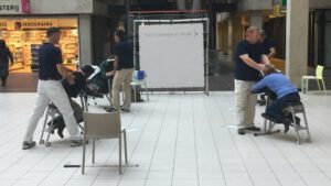 The Chairmen at Work in actie op locatie